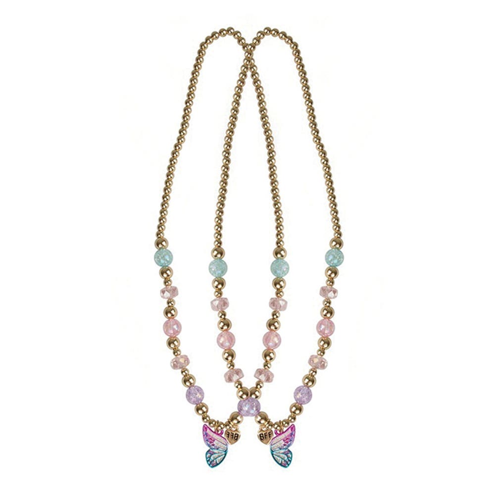 Great Pretenders Necklace, Butterfly Wishes BFF, Beads, Gold