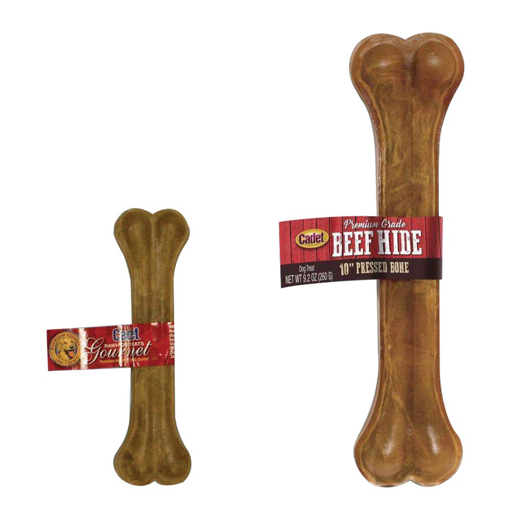Cadet C00239-9 Dog Bone, 10 in, Beef, 1 Count