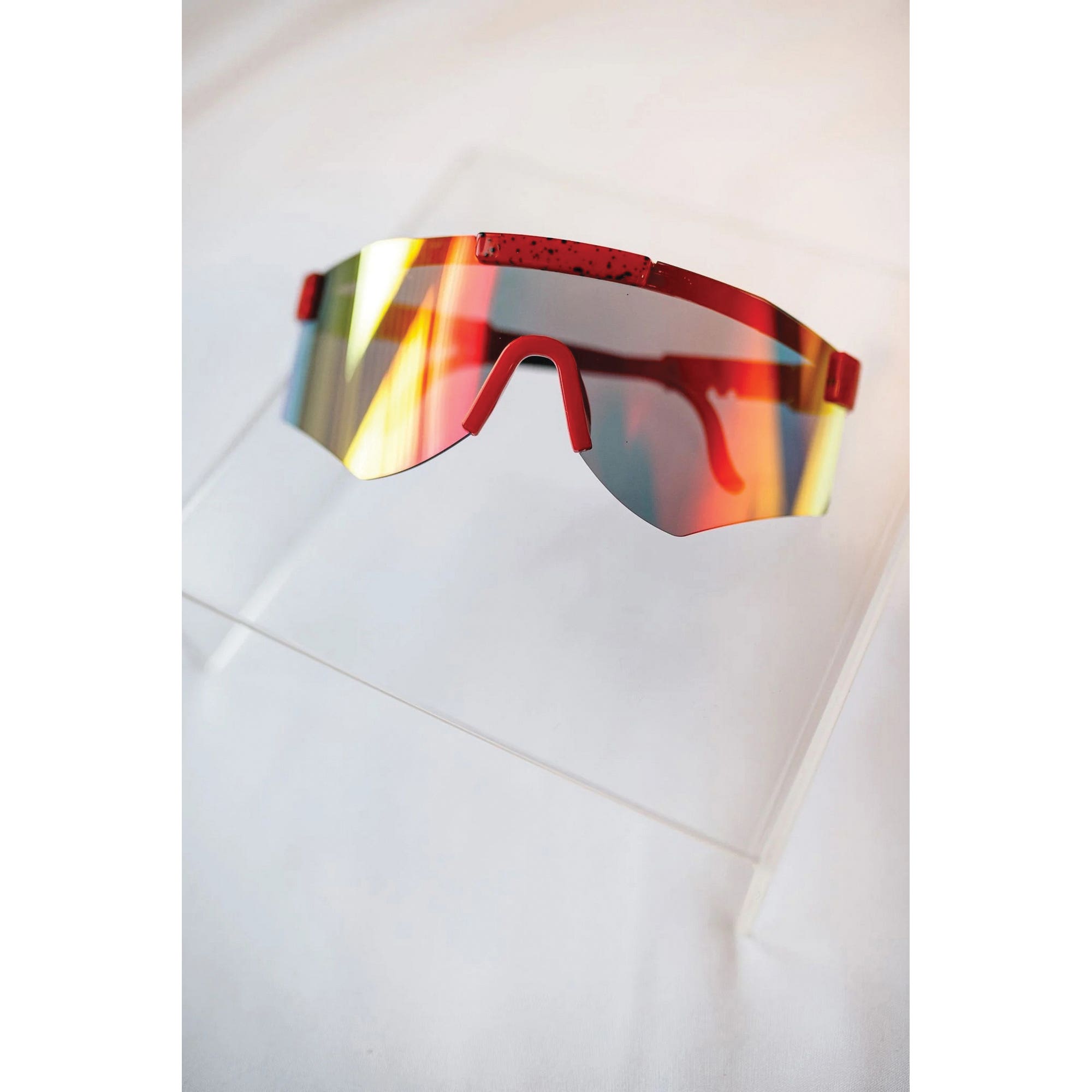 Front Porch Boutique Sport Shade Sunglasses, Polycarbonate, Red, Polarized