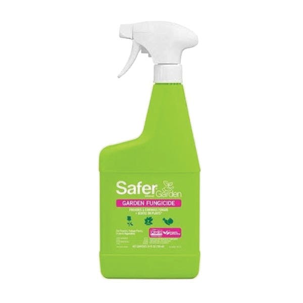 Safer Garden Fungicide Spray, Liquid, Slight Sulfur, Brownish Yellow, 24 fl-oz Bottle