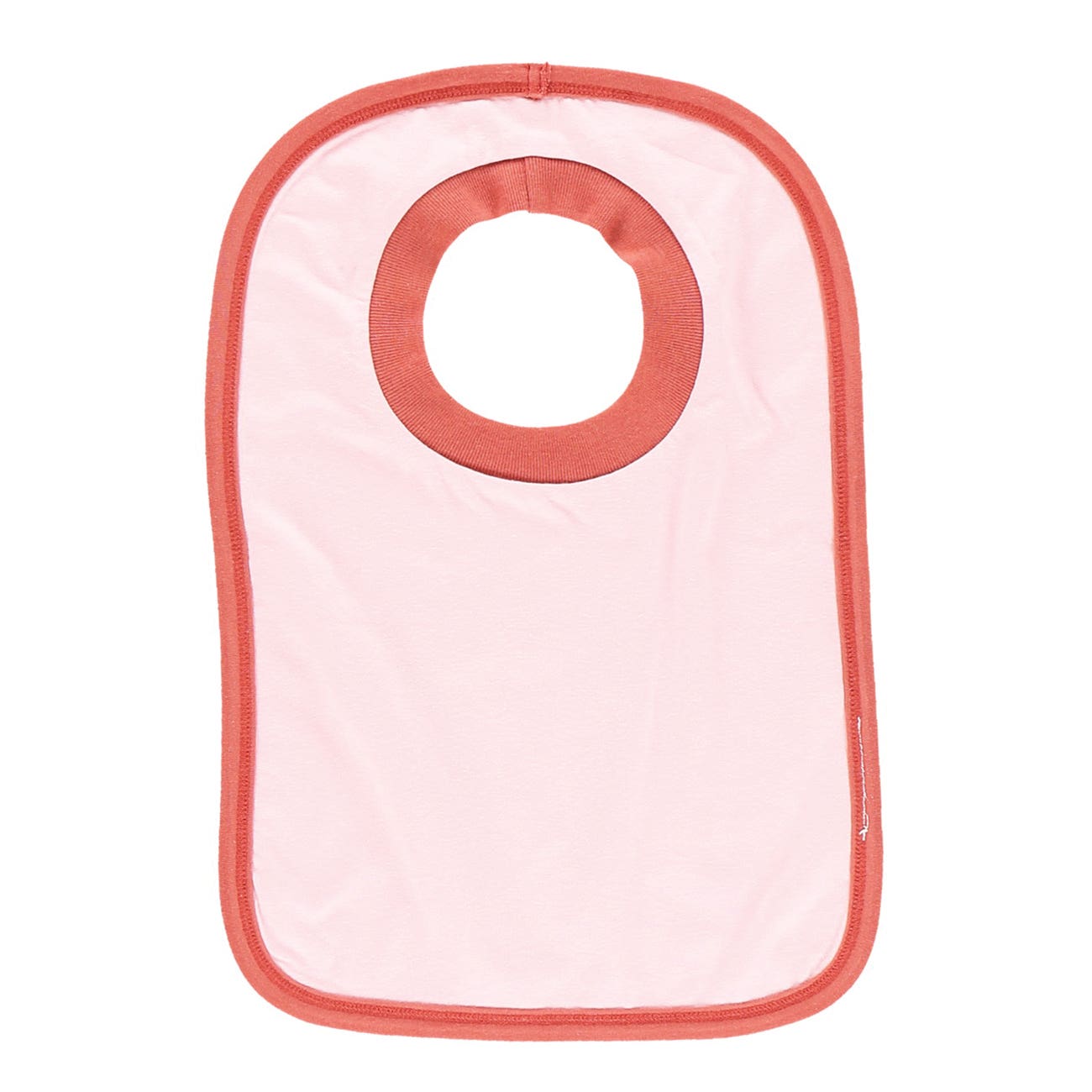 LazyOne Infant Bib, L, Duck Duck Moose, Light Pink, Cotton
