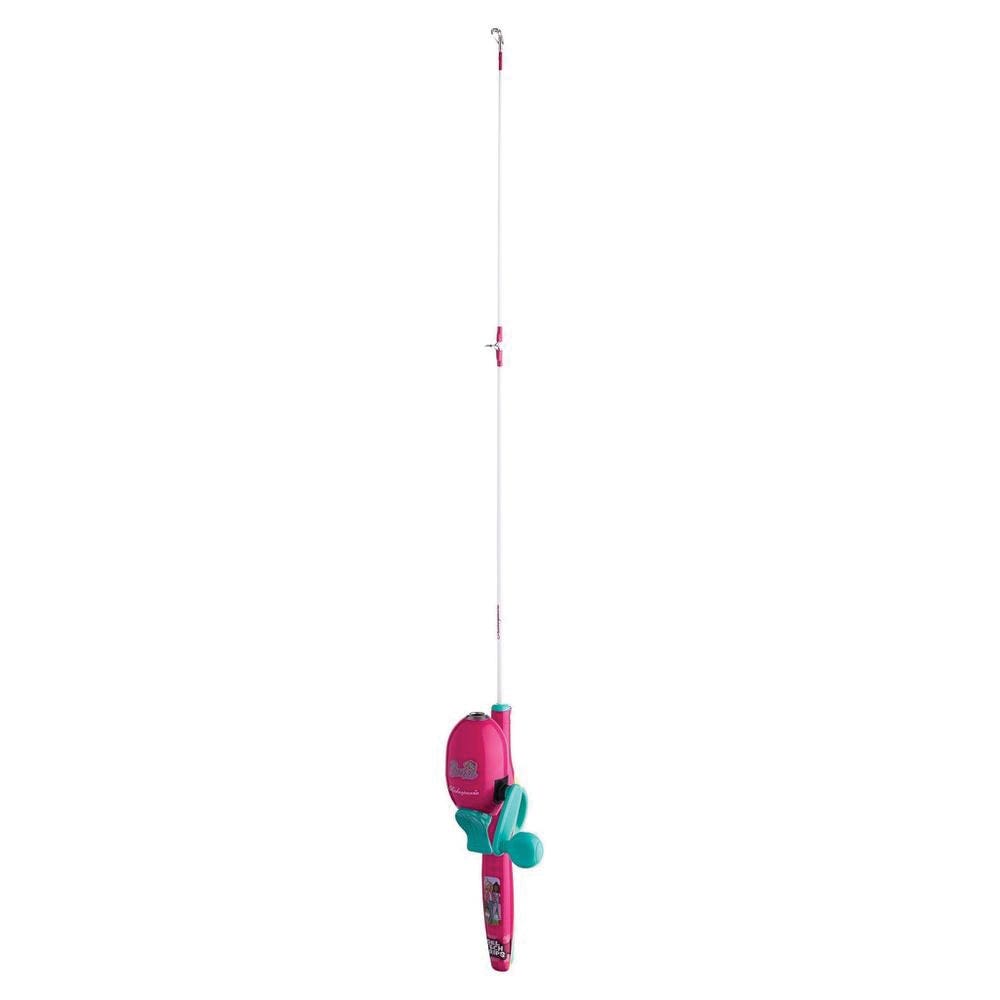 Shakespeare Mattel BARBIEKIT-B Barbie Beginner Kit, 5 Reel, 2 ft 6 in L Rod, 3.1:1 Gear Ratio, Retrieve: Right