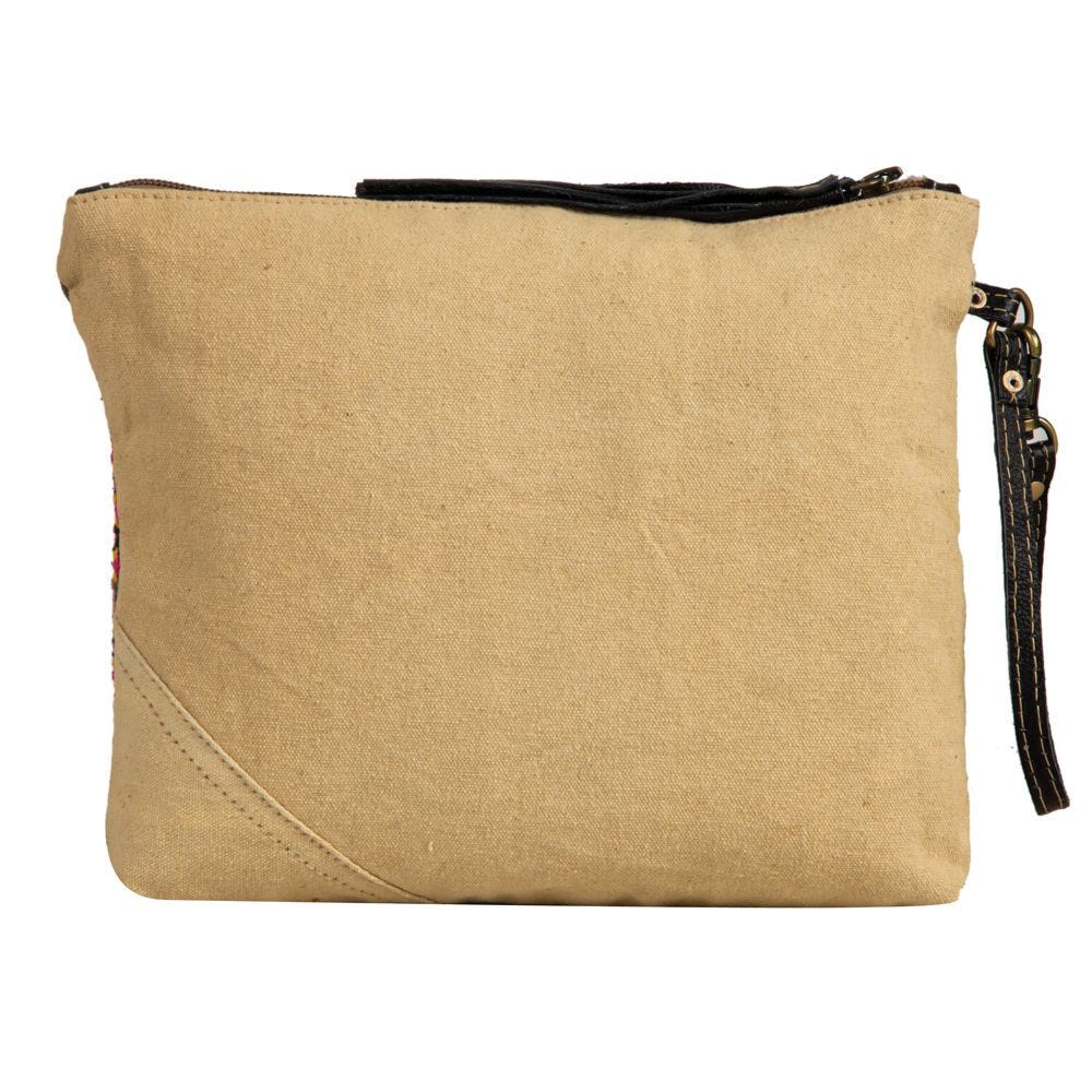 Myra Bag Vintage Pouch, Sundown River Texture, Zipper