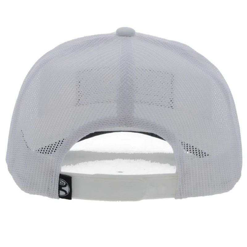 Hooey Hat, Wright Brothers Black, White, Grey Rectangle Patch, Men's, One Size Fits All, Odessa, White