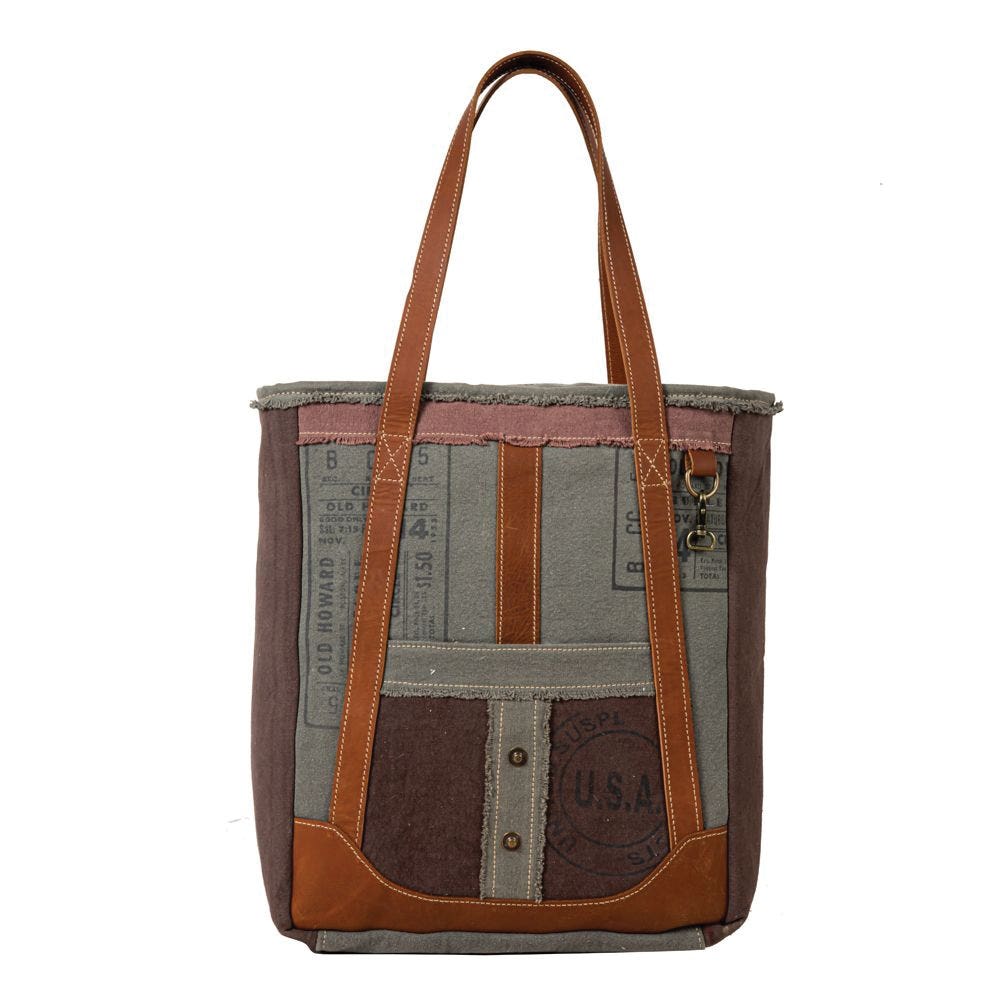 Myra Bag Tote Bag, Hamilton Trimmed, Zipper