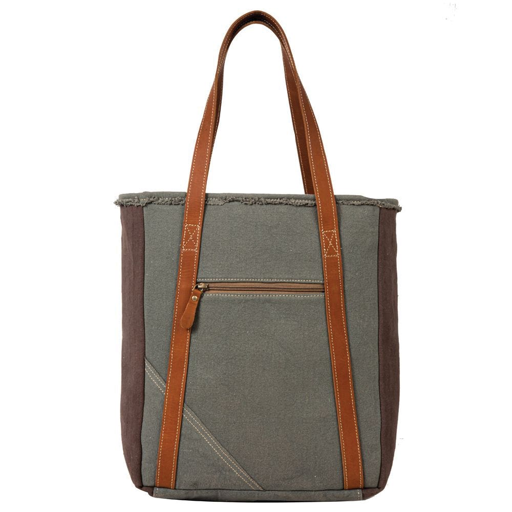Myra Bag Tote Bag, Hamilton Trimmed, Zipper
