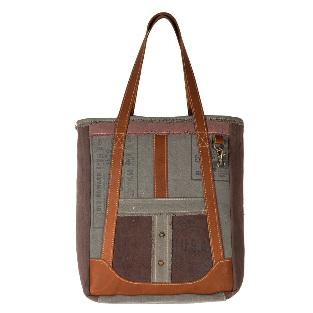 Myra Bag Tote Bag, Hamilton Trimmed, Zipper