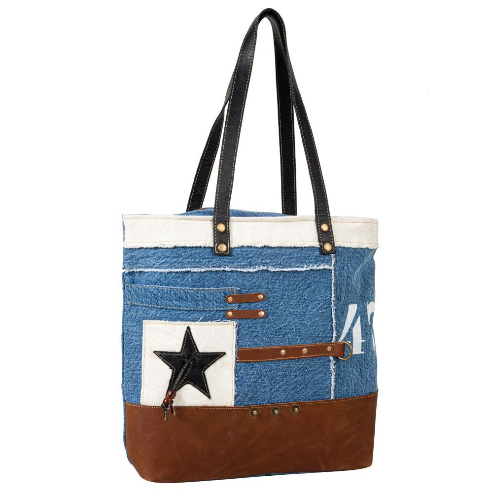 Myra Bag Tote Bag, Country Road 47, Zipper
