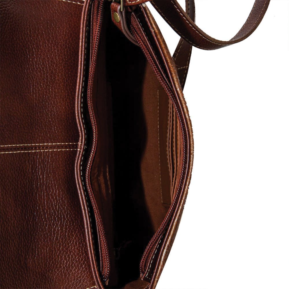 Myra Bag, Ridge Morning Glory Bag, Snap Flap, Zipper