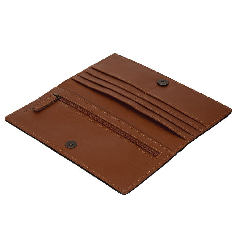 Myra Bag Credit Card Holder, Lucky Seven Star, Snap, Zipper, Blue