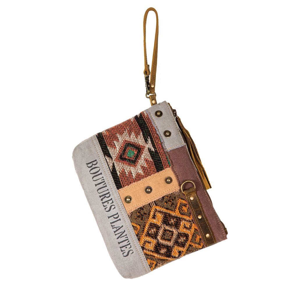 Myra Bag Pouch, Rigaud Rail Express, Tribal Inspired