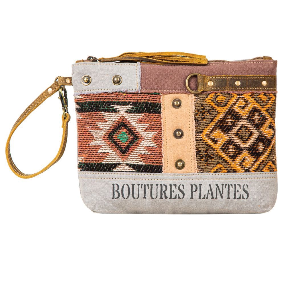 Myra Bag Pouch, Rigaud Rail Express, Tribal Inspired