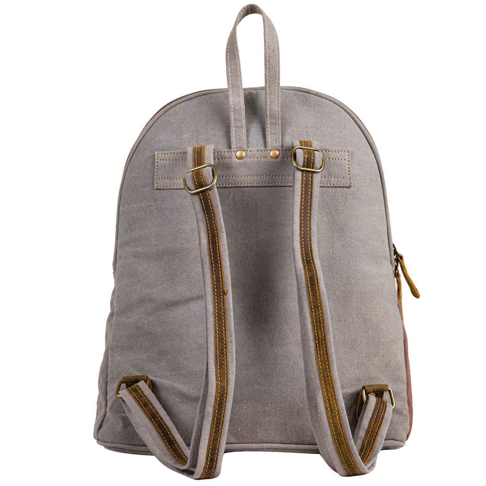 Myra Bag Backpack Bag, Rigaud Rail Express, Tribal Inspired, Zipper