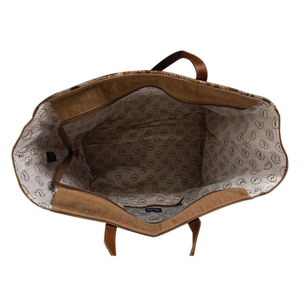Myra Bag Weekender Bag, Sonoran Sands, Tribal Inspired, Zipper