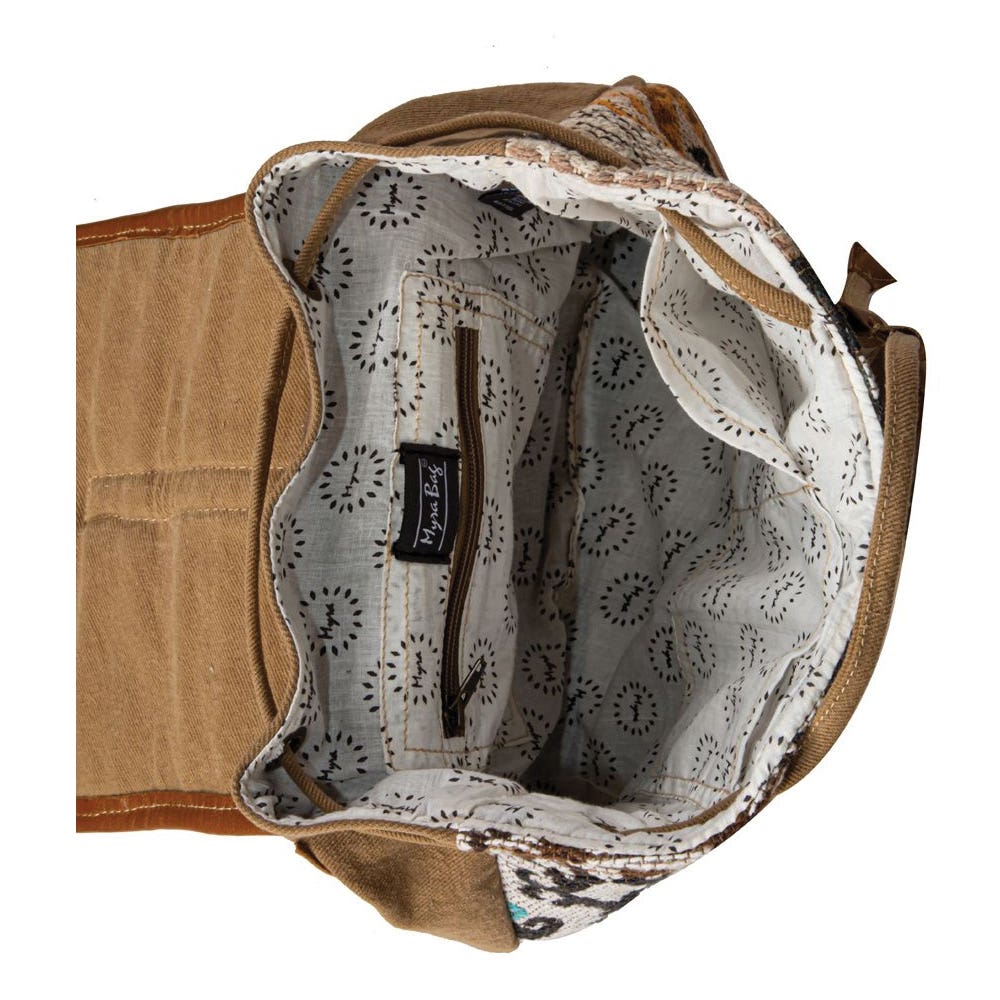 Myra Bag Backpack Bag, Sonoran Sands, Tribal Inspired, Zipper