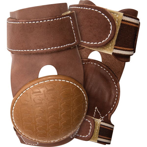 Classic Equine Pro Reiner Series PRSB202CH Skid Boots, One-Size, Chocolate