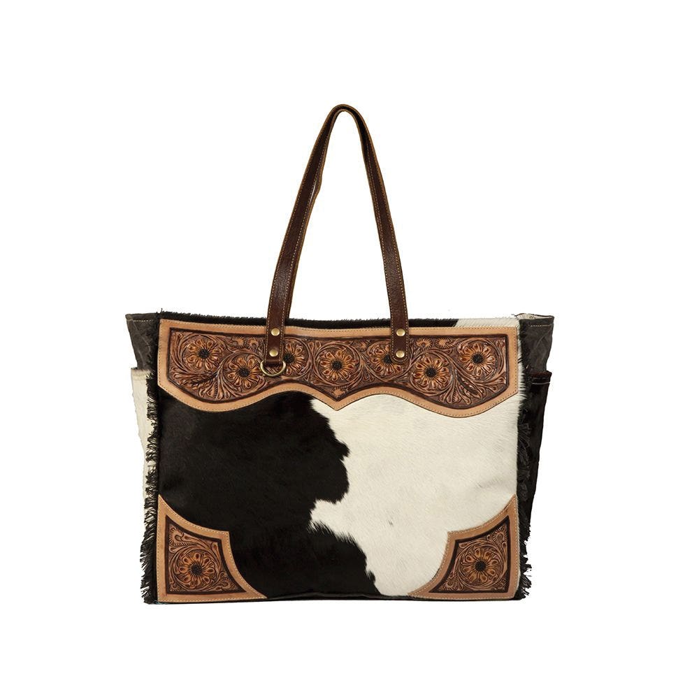 Myra Bag Hand Tooled Bag, Cartwright, Zipper