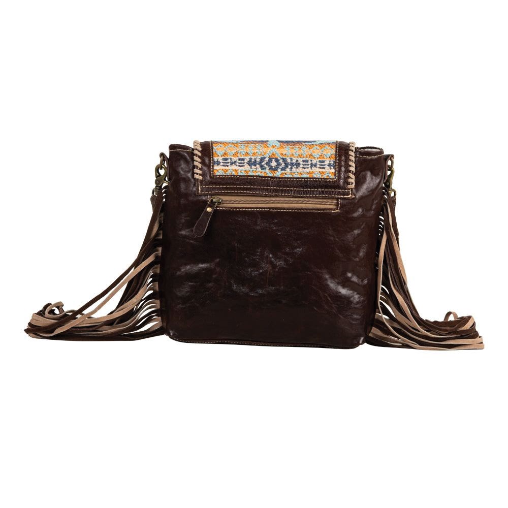 Myra Bag, Sun Serape Fringed, Zipper