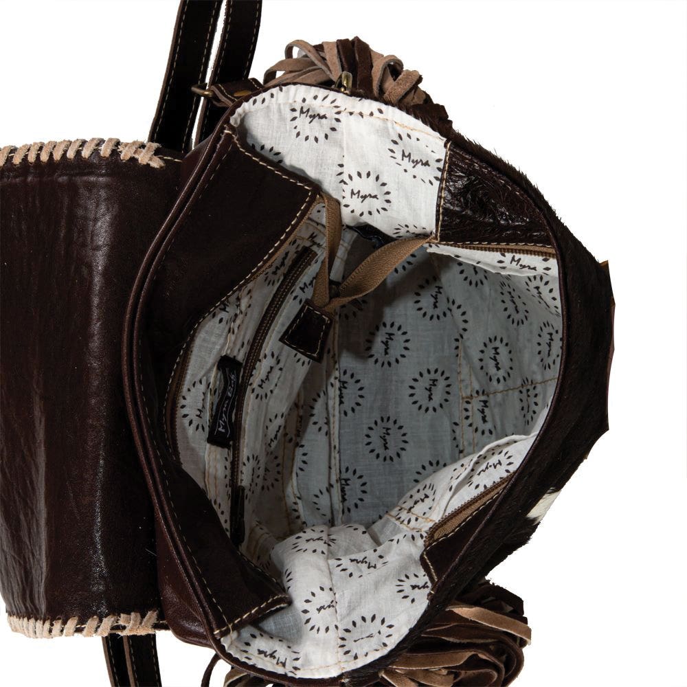 Myra Bag, Sun Serape Fringed, Zipper