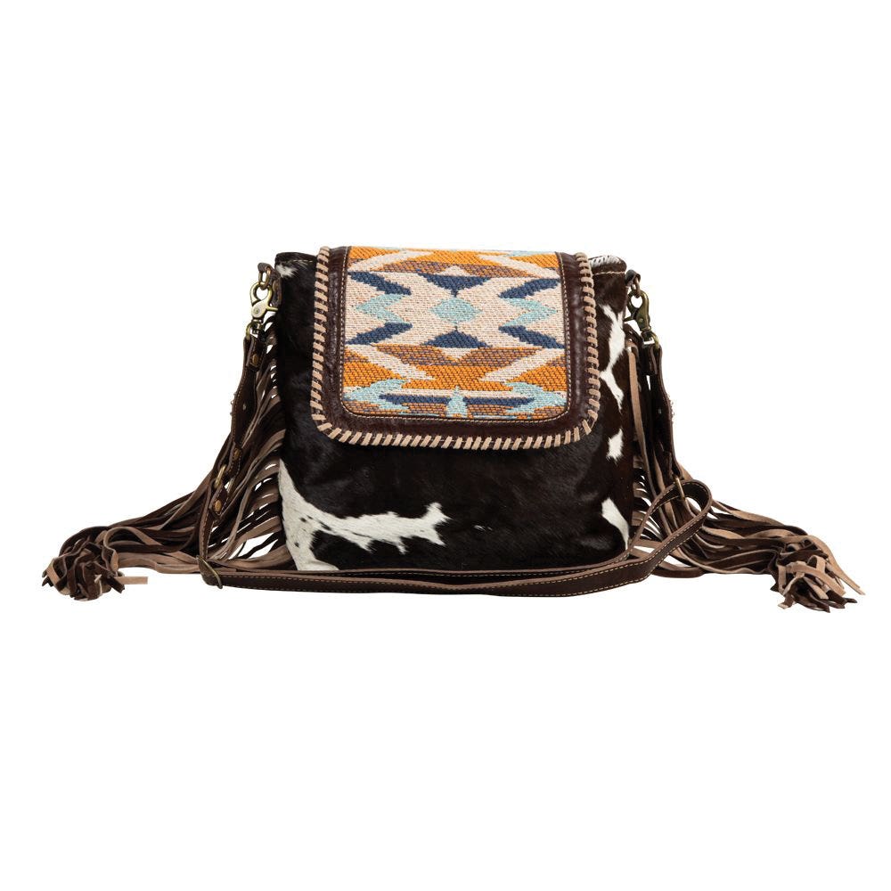 Myra Bag, Sun Serape Fringed, Zipper