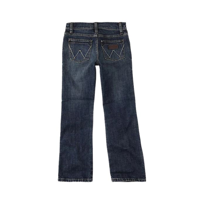 Wrangler Retro Series 112336145-9 Jeans, Boy's, 9, 22-1/2 to 24 in, Layton, Bootcut, Slim, Regular, Stretchable