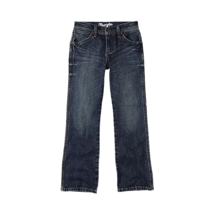 Wrangler Retro Series 112336145-9 Jeans, Boy's, 9, 22-1/2 to 24 in, Layton, Bootcut, Slim, Regular, Stretchable