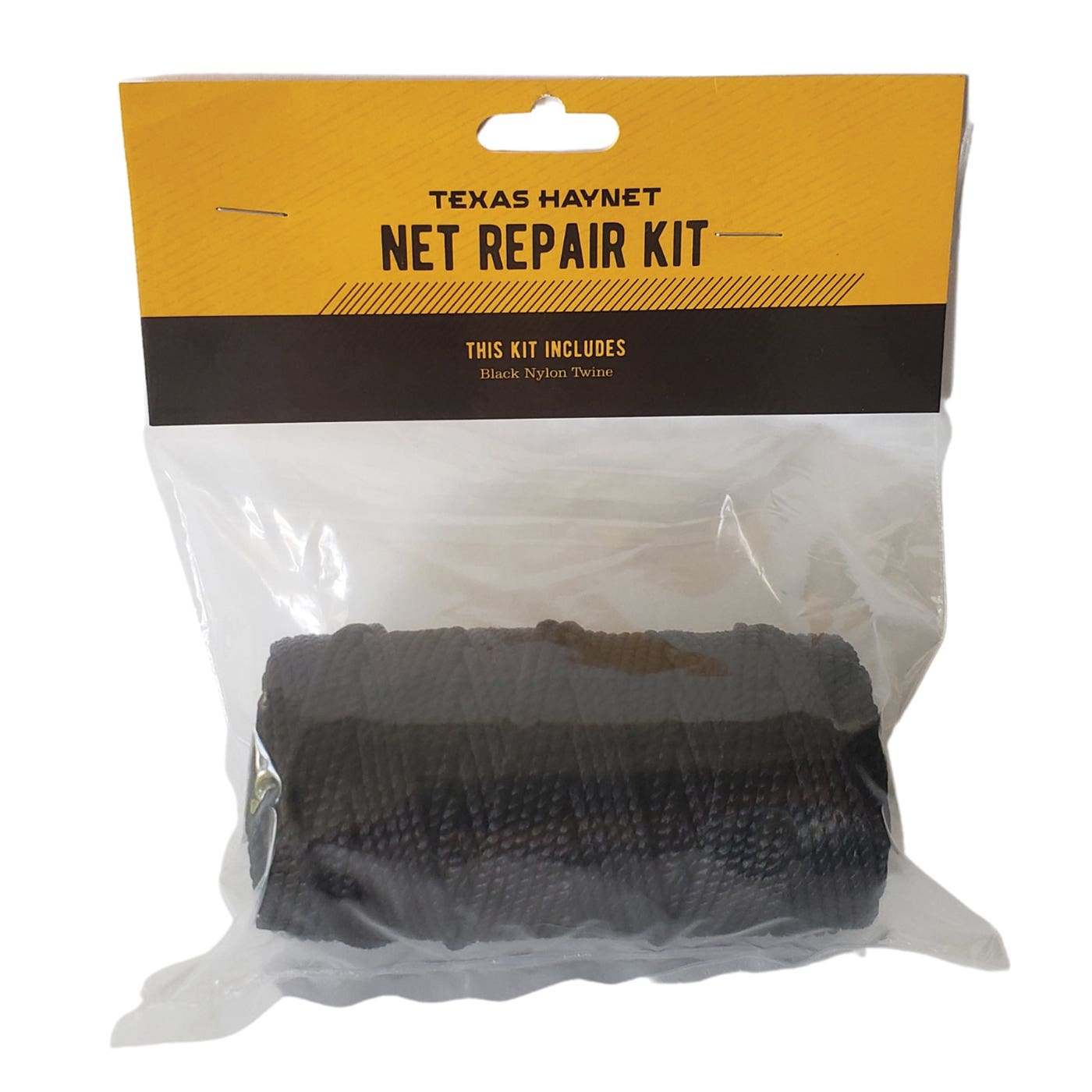 Texas Haynet Hay Net Repair Kit, 400 ft L, Nylon, Black
