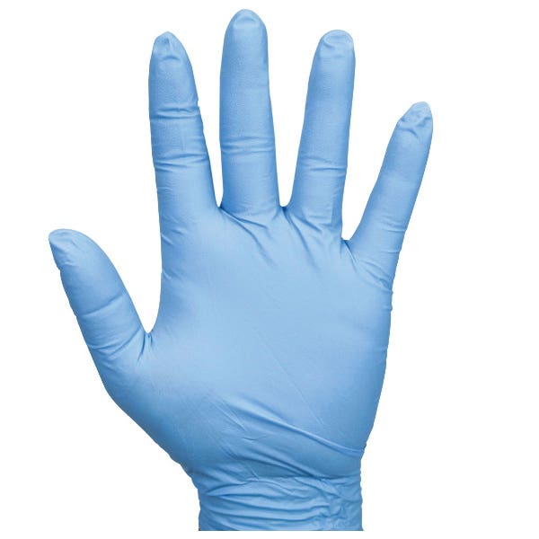 Coburn CBM-100 Gloves, M, Nitrile, Blue
