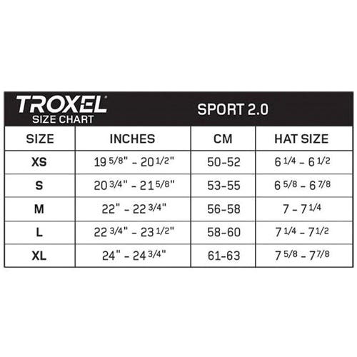Troxel Sport 2.0 Equestrian Riding Helmet Small White