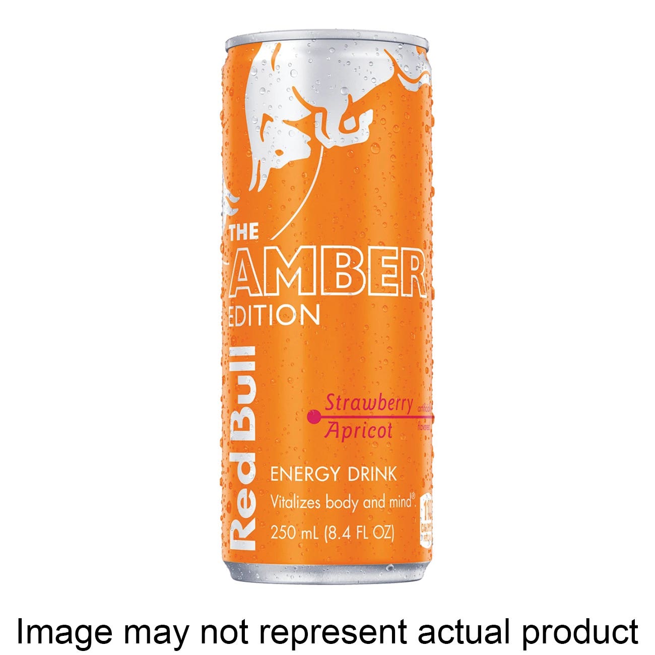 Red Bull Amber Edition Strawberry Apricot Energy Drink 12 oz