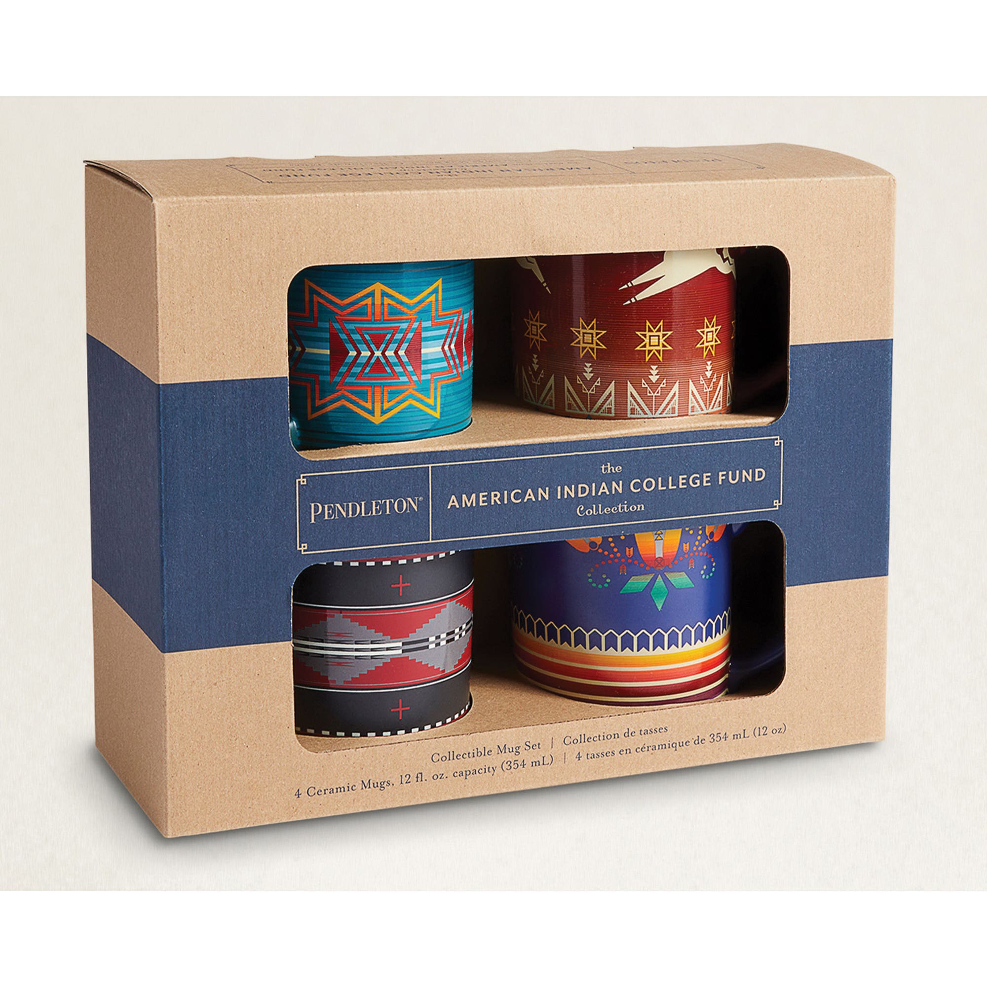 Pendleton 74354Z American Indian College Fund Mug, 12 oz, Ceramic, Multi-Color