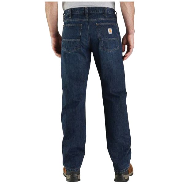 Carhartt Jeans, 38 in W, 34 in L, Deep Creek, Relaxed Fit