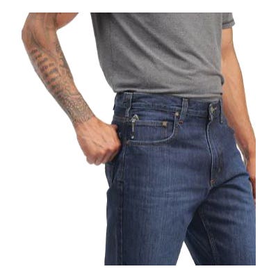 Carhartt Jeans, 36 in W, 36 in L, Deep Creek, Relaxed Fit