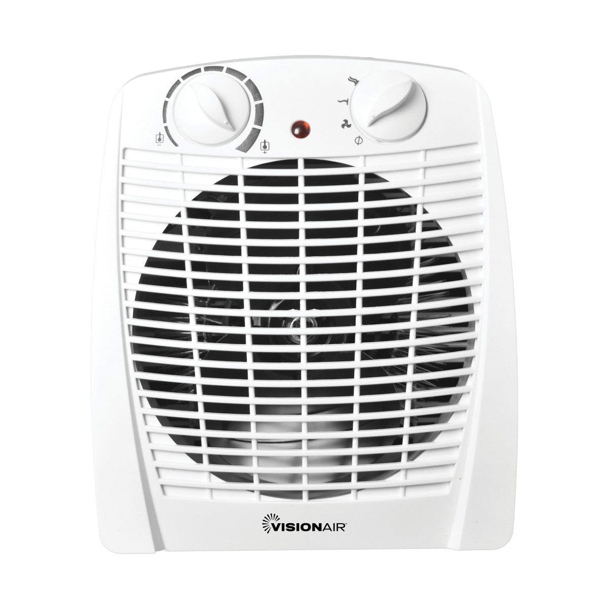 VisionAir 1VAHW09 Wire Element Heater, 12.5 A, 120 V, 750/1500 W, 5120 Btu Heating, 2 -Heating Stage, White