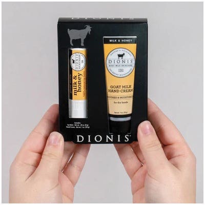 Dionis C33184-1 Lip Balm and Hand Cream Set, 2-Piece
