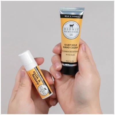 Dionis C33184-1 Lip Balm and Hand Cream Set, 2-Piece