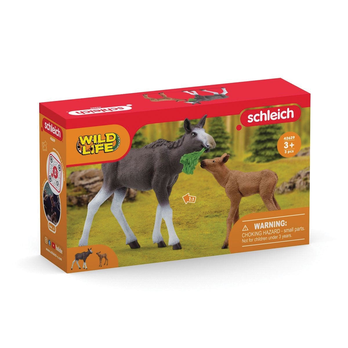 Schleich-S 42629 Animal Toy, 3 to 8 years, Moose