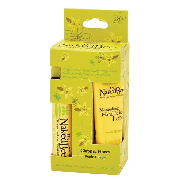 The Naked Bee Citron and Honey Pocket Pack
