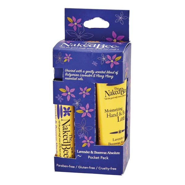 The Naked Bee Lavender and Beeswax Lotion Pocket Pack