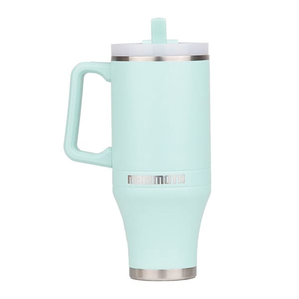 mammoth Ascent Double Walled Tumbler, 40 oz Capacity, Stainless Steel, Seafoam, Insulated