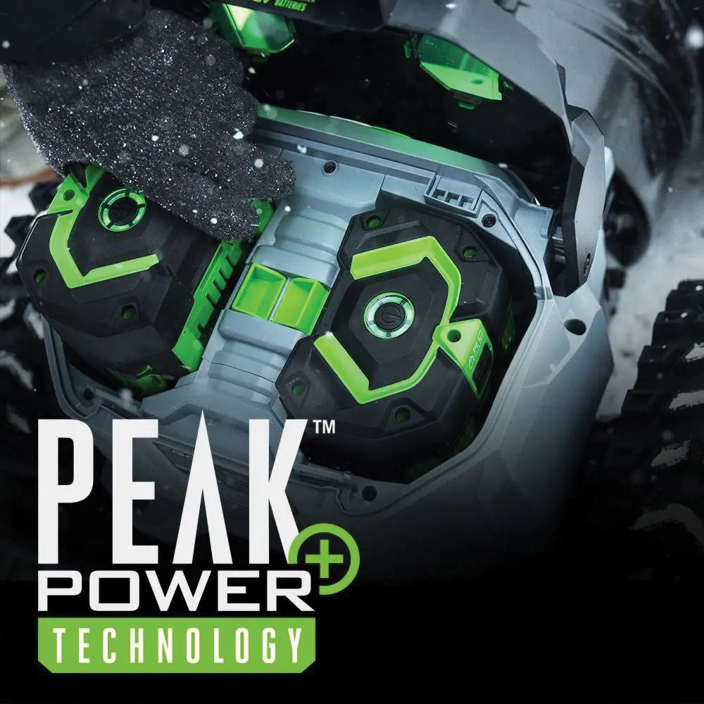 EGO SNT2416 Self-Propelled Snow Blower With Peak Power, Battery Included, 56 V, 10 Ah, Lithium-Ion, 2-Stage