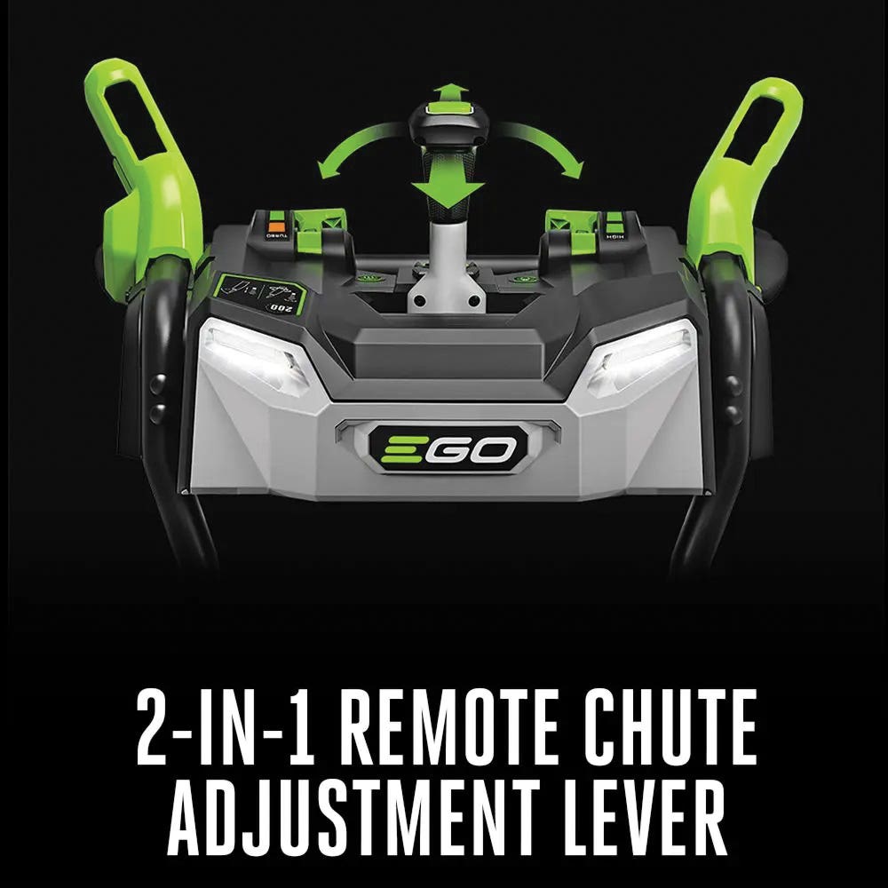 EGO SNT2416 Self-Propelled Snow Blower With Peak Power, Battery Included, 56 V, 10 Ah, Lithium-Ion, 2-Stage