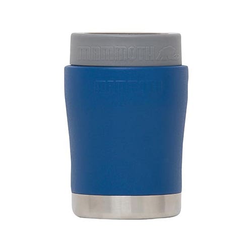 mammoth Chillski Series Can Cooler, 12 oz Can/Bottle, Stainless Steel, Blue
