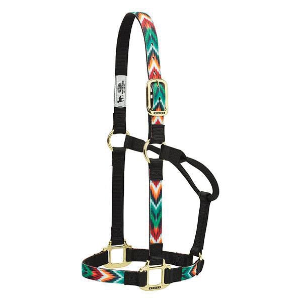 Weaver Equine 35-6780-P16 Non-Adjustable Halter, S, Nylon, Chevron