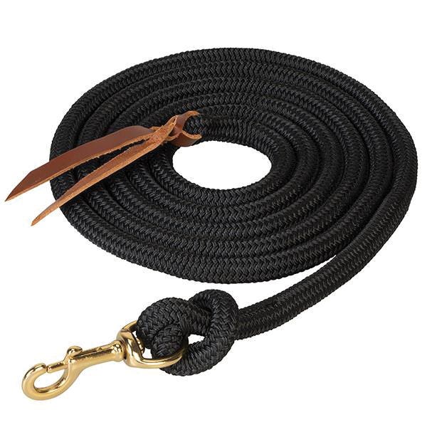 Weaver Equine 35-2096-C1 Cowboy Lead, 10 ft L, Swivel Snap, Polyester, Black