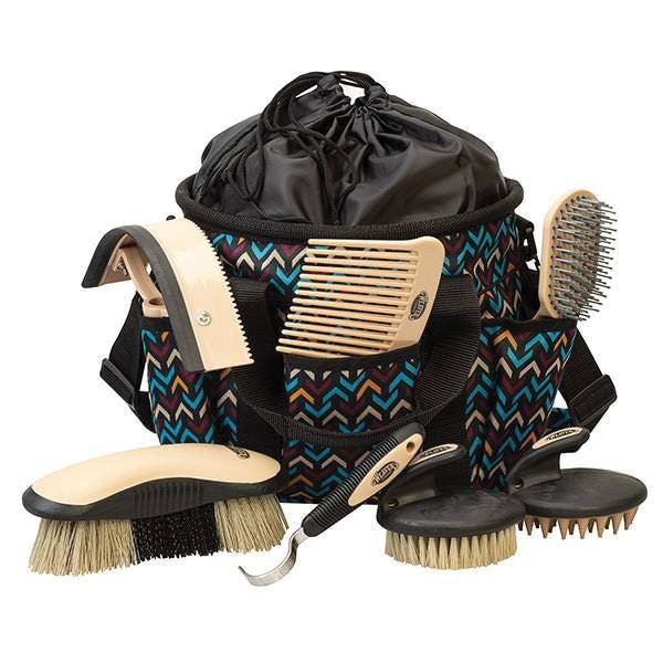Weaver Equine 65-2055-65 Grooming Kit, Nylon, Insignia