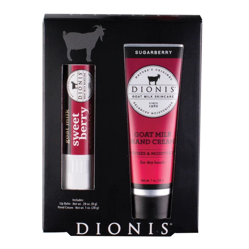 Dionis C33523-2 Lip Balm and Hand Cream Set, 2-Piece