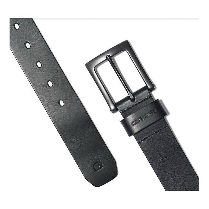 Carhartt Anvil Belt, Men's, 46 in, Gunmetal Buckle, Leather, Black, Buckle Closure