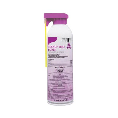 CSI Tekko 82770009 Trio Foam, Spray Application, Animal Quarters, Food Processing Plant, Hospital, Hotel, 15 oz, Can