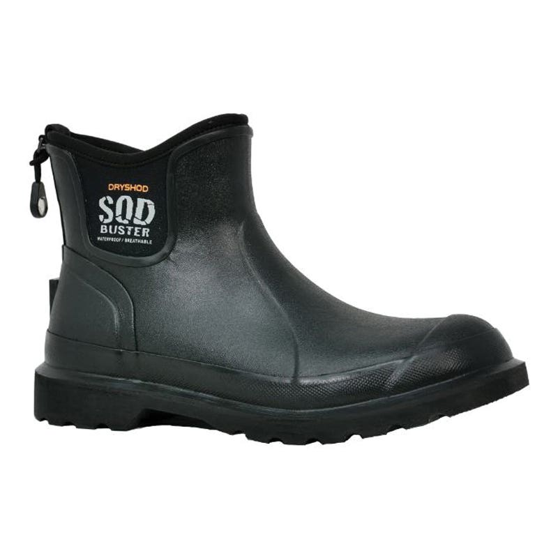 Dryshod West Sod Buster Series Garden Boots, 6, Black, Rubber, Insulated: Yes